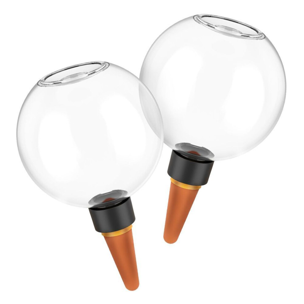 (as the picture, 2pcs) 2/4pcs 500ml Automatic Drip Irrigation System Self Watering Plant Watering Bulbs For Garden Flower Plants Watering Balls Devices