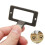 (S) 6x Handle File Name Card Cabinet Label Holder Antique Brass Drawer Pull Frame Zekai 4