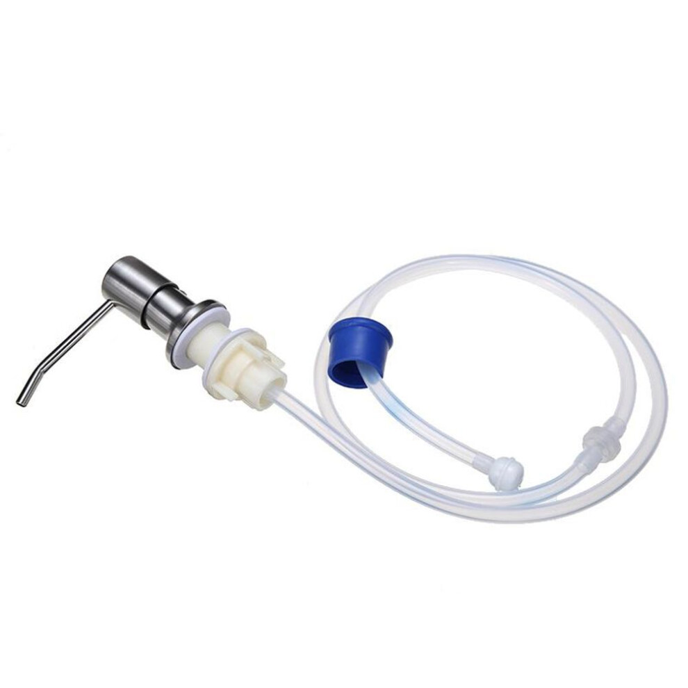 Stainless Steel Kitchen Sink Soap Dispenser Pump With Extension Tube Kit