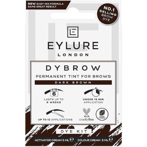 Eylure Eylure Dybrow Permanent Tint for Brows Dye Kit Dark Brown 2