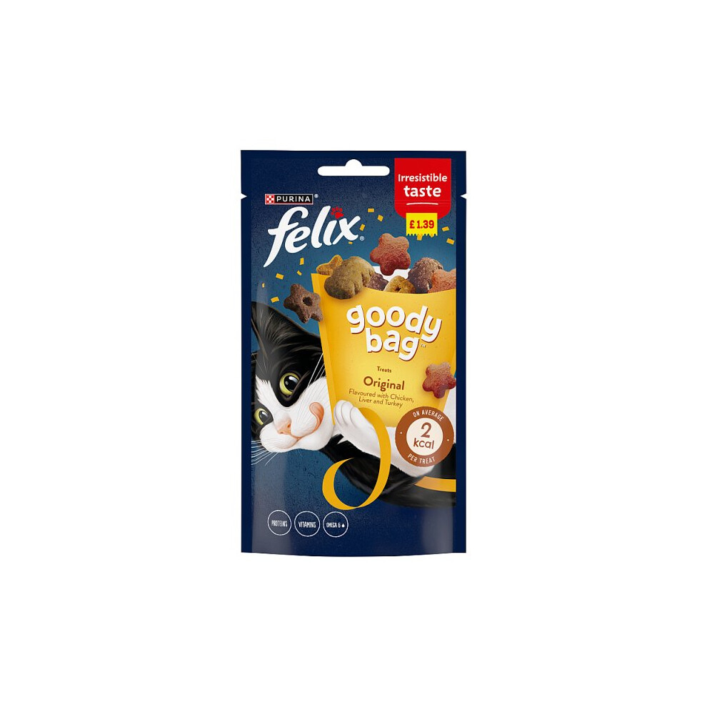 Felix Goody Bag Treats Original 60g (Case Of 8 X 60g)