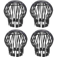 (As show, One size) Set of 4 gutter clamps approximately 4.9 x 5.7 (diameter x heig EEX