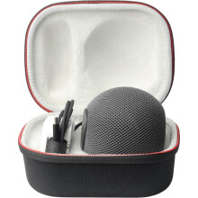 (As show, One size) Protective Case for Apple HomePod Mini, Bluetooth Speaker Protective Bag EVA Case Stor QYR