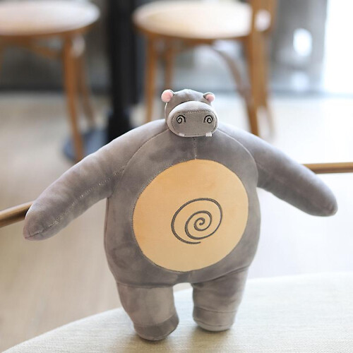 (about 20-22cm, hippo) Tiny Head Teddy Bear Pillow Stuffed Small Head ...