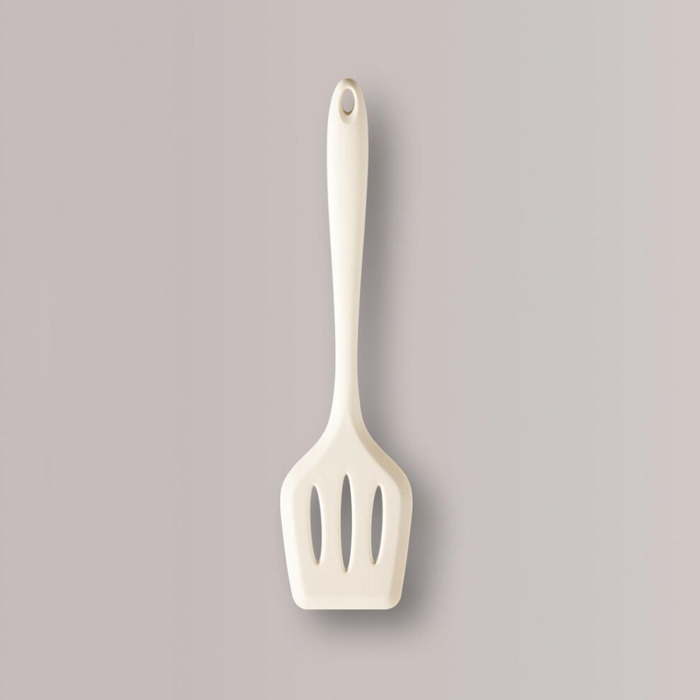 (1pcs frying spatula) 1/7pcs Milk White Silicone Cookware Spatula Soup Spoon Kitchen Multifunctional Cooking Spatula Set Baking Tool Utensils