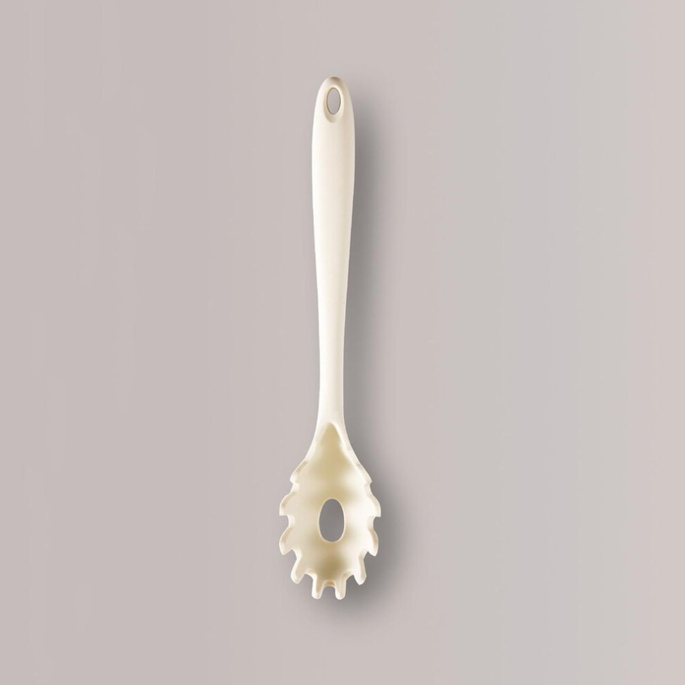 (1pcs noodle spoon) 1/7pcs Milk White Silicone Cookware Spatula Soup Spoon Kitchen Multifunctional Cooking Spatula Set Baking Tool Utensils