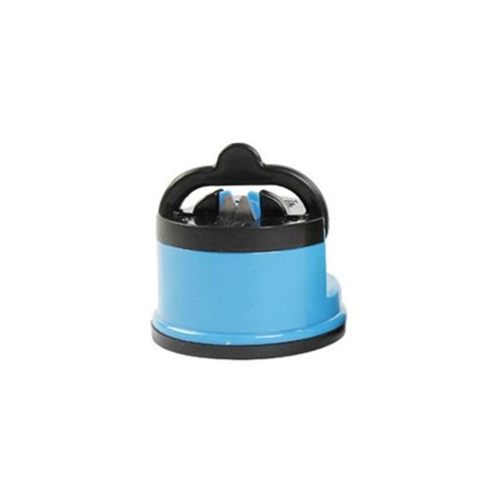 (blue) New Knife Sharpener Sharpening Tool Easy and Safe To Sharpens Kitchen Chef Knives Damascus Knives Sharpener Suction
