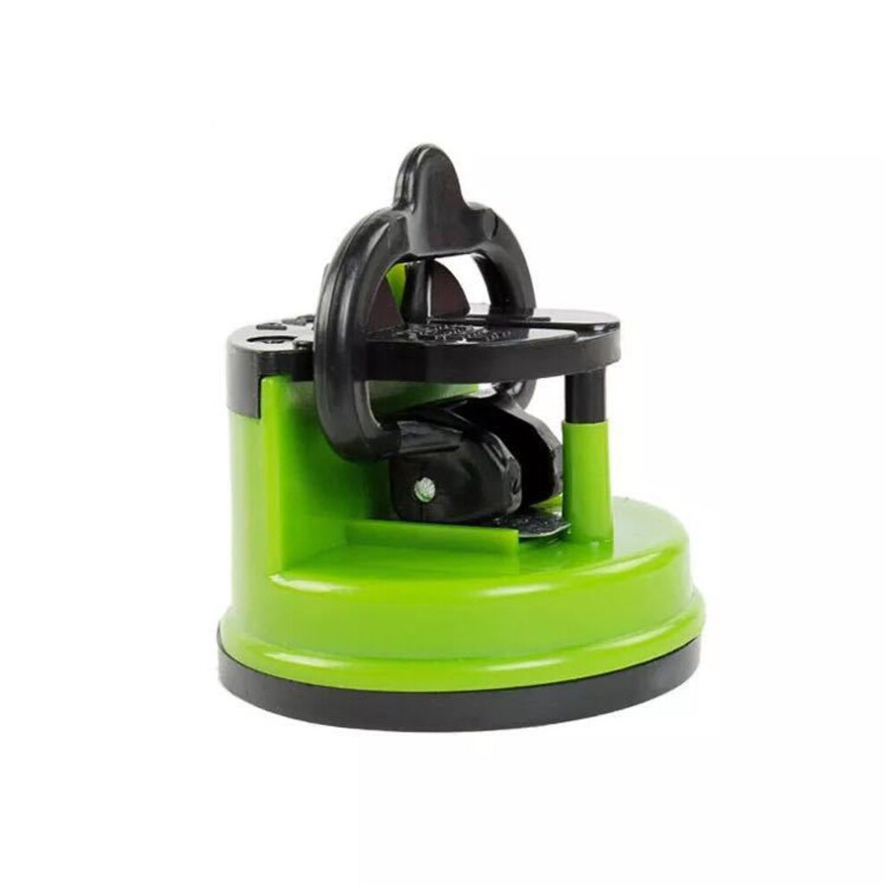 (green) New Knife Sharpener Sharpening Tool Easy and Safe To Sharpens Kitchen Chef Knives Damascus Knives Sharpener Suction