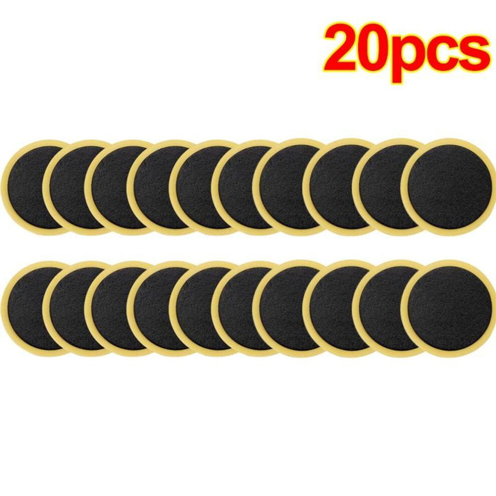 (20 pcs) Bicycle Tire Repair Patch Glue-free Adhesive Quick Repairing Tyre Protection Patch For Mountain Road Bike Inner Tyre Repair Pads