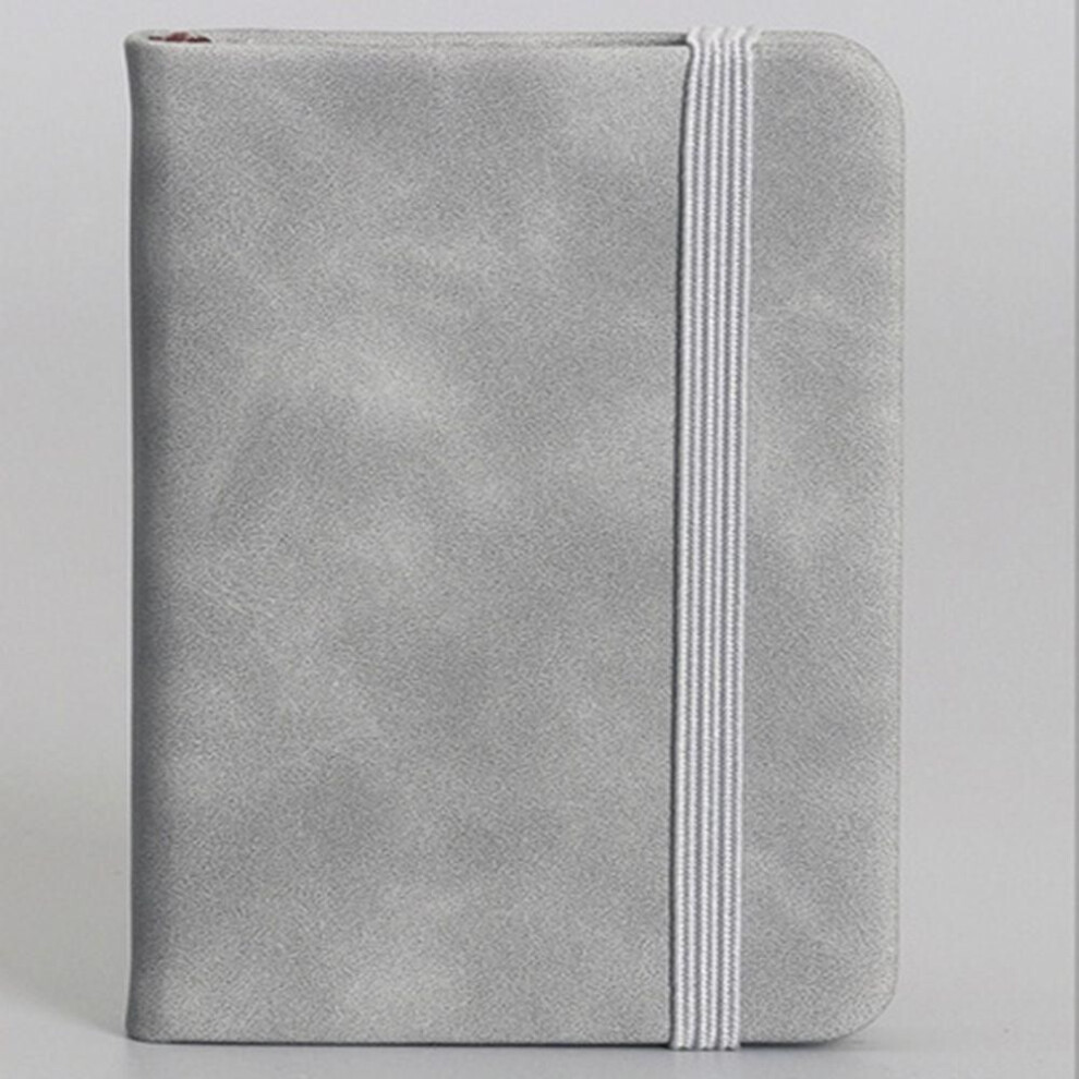 (grey) College Student Stationery Handwriting Notebook Memo Notebook Pocket Diary Book Mini Word Book