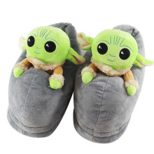 Yoda Baby Doll Three-dimensional Plush Slippers Alien Winter Home Boys Cotton Shoes