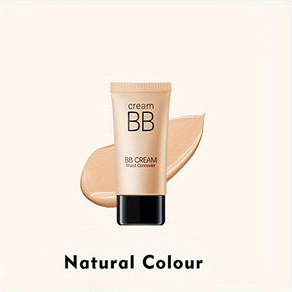 (02# Natural) 3-Color Hydrating BB Cream Foundation Flawless Coverage & Pore-Blurring Concealer Intense Hydration Long-Lasting Color Correcting