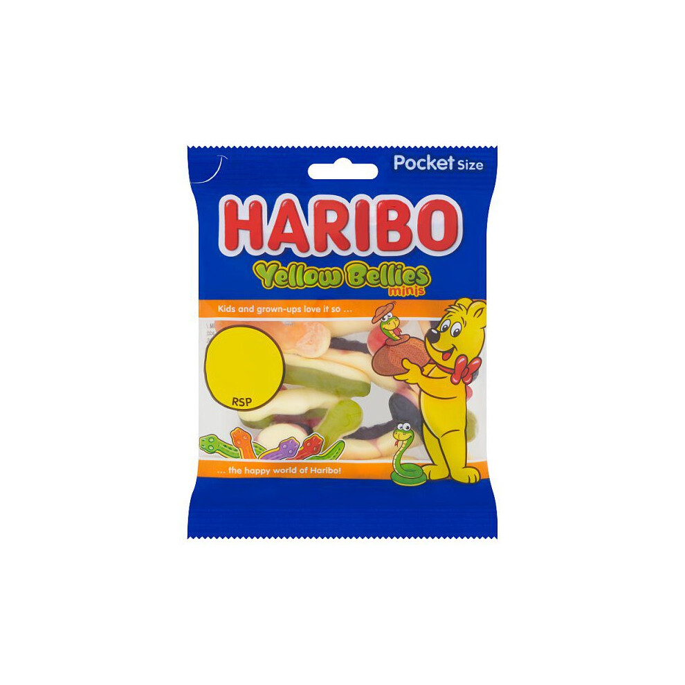 HARIBO Yellow Bellies Minis 60g (Case Of 20 X 60g)