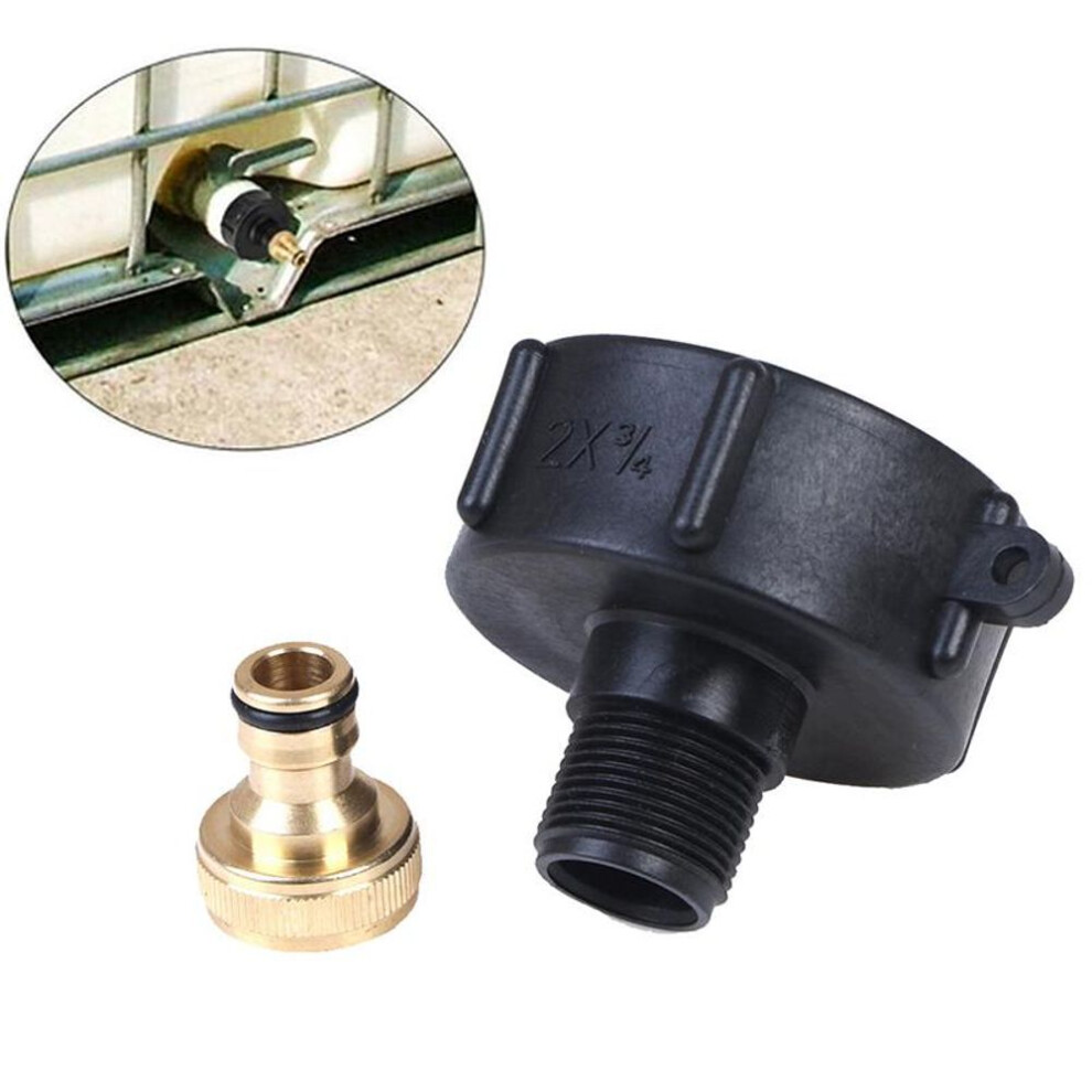 Ibc Adapter With 3/4" Connector S60x6 Ig For Ibc Water Tank Rain Barrel 1000l