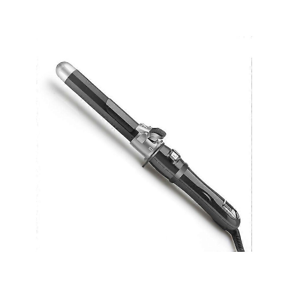 (Black EU 32mm) Fully Automatic Rotating Electric Curling Iron