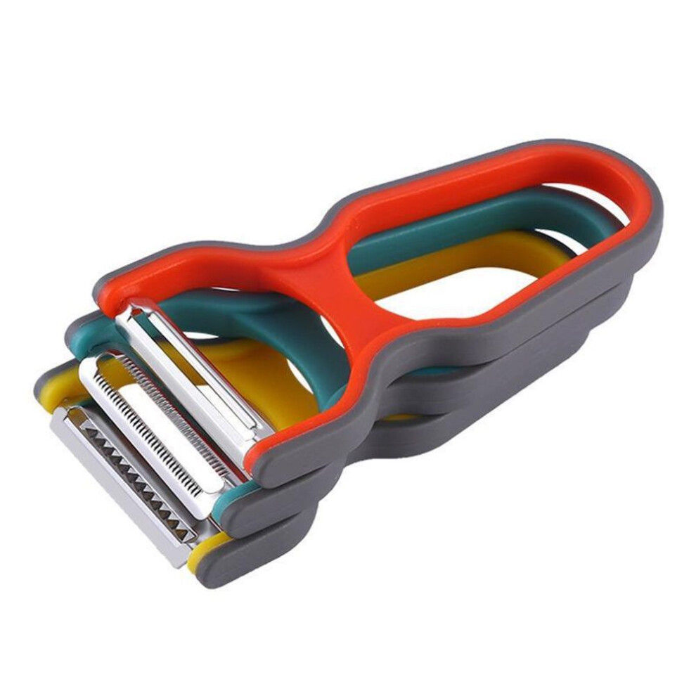 (as the picture) 3pcs Vegetable Peeler Set Potato Slicer Cabbage Grater Fruit Peeler Fruit Carrot Cutter Home Kitchen Peeling Tools