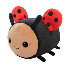 (20CM,Ladybug)Educational toys big yellow bee sevenstar ladybug doll childrens plush toy