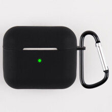 (black, for Airpods 3 with hook) Silicone Case For Airpods Pro Case Wireless Bluetooth for Apple Airpods 2 Cover Earphone Case For Air Pods pro