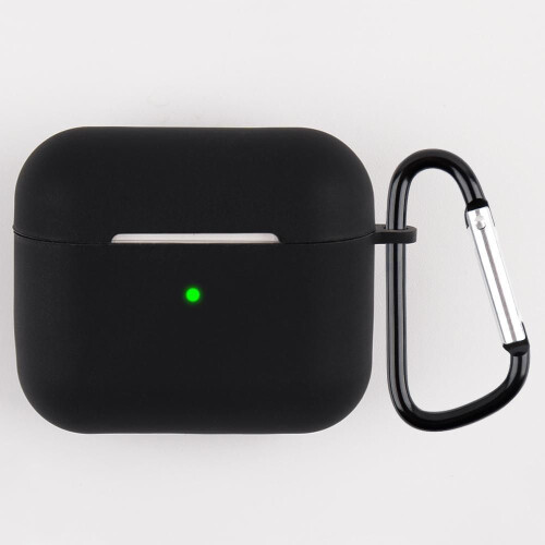 (black, for Airpods 3 with hook) Silicone Case For Airpods Pro Case Wireless Bluetooth for Apple Airpods 2 Cover Earphone Case For Air Pods pro