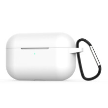 (honeydew, for Airpods Pro with hook) Silicone Case For Airpods Pro Case Wireless Bluetooth for Apple Airpods 2 Cover Earphone Case For Air Pods pro