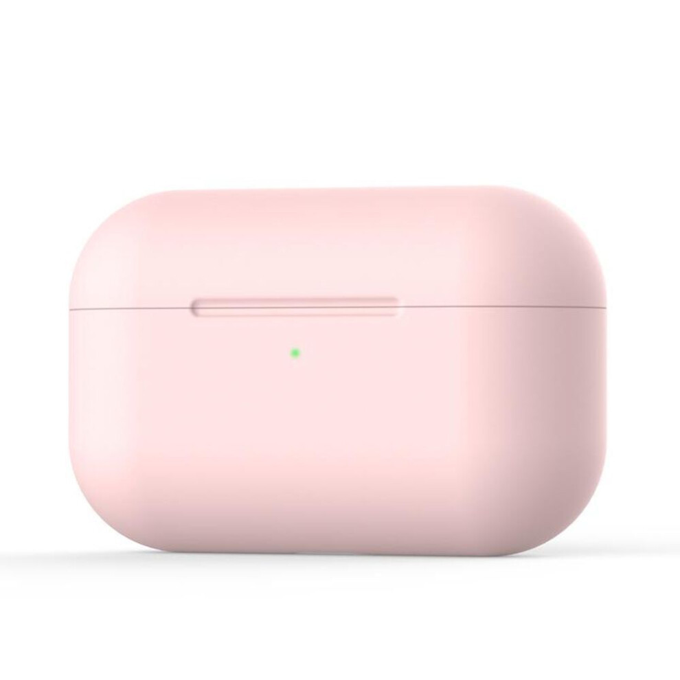 (, For Airpods Pro) Silicone Case For Airpods Pro Case Wireless Bluetooth For Apple Airpods 2 Cover Earphone Case For Air Pods Pro Pink
