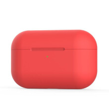 (red, for Airpods Pro) Silicone Case For Airpods Pro Case Wireless Bluetooth for Apple Airpods 2 Cover Earphone Case For Air Pods pro