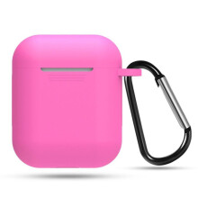(kobi, for Airpods 1/2 with hook) Silicone Case For Airpods Pro Case Wireless Bluetooth for Apple Airpods 2 Cover Earphone Case For Air Pods pro