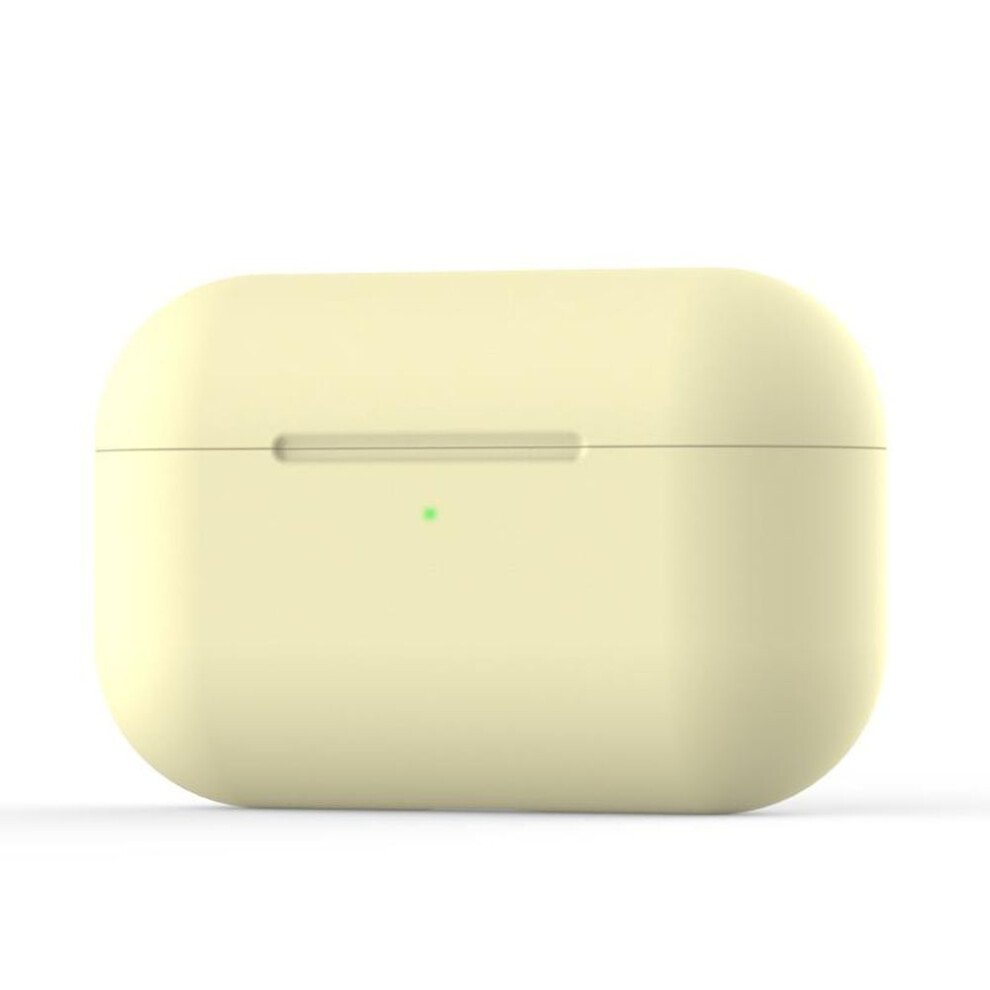 (, For Airpods Pro) Silicone Case For Airpods Pro Case Wireless Bluetooth For Apple Airpods 2 Cover Earphone Case For Air Pods Pro Yellow 6496725222669