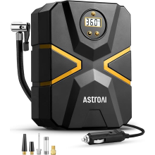 AstroAI Tyre Inflator Air Compressor 12V DC, Digital Car Tyre Pump 150 PSI, Preset Tyre Pressure & Auto Shutoff, Electr