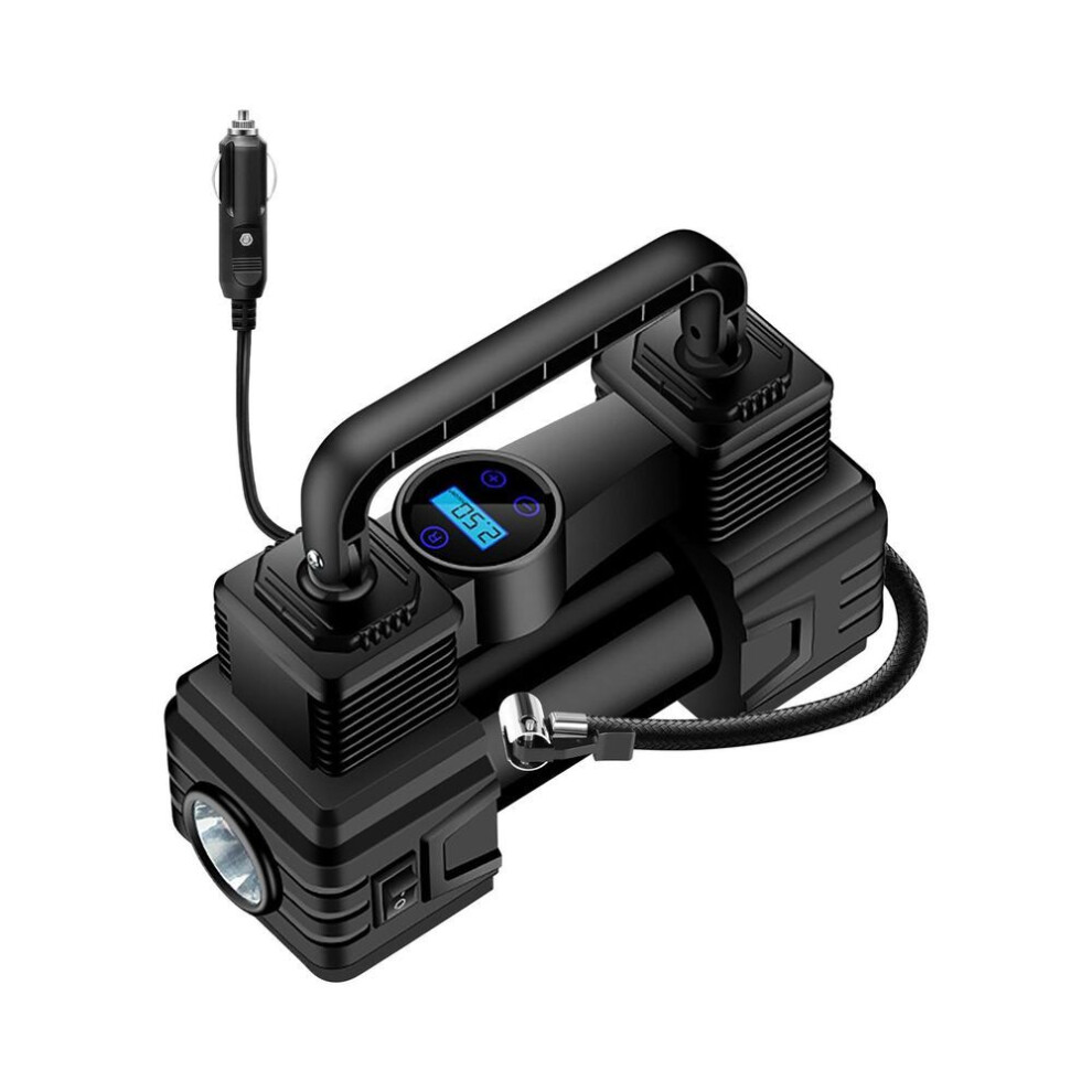 (black) Tire Inflator Portable A-ir Compressor A-ir Pump For Car Tires 12v Auto Tire Pump Digital Pressure