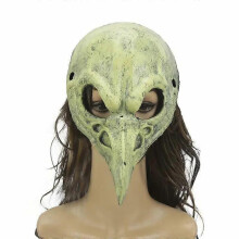 Bird Mouth Plague Doctor Gothic Mask Halloween Foam Half Face Mask Scary Face Simulation Dress Up Mask Halloween Kitchen Halloween Theme Party, Costum