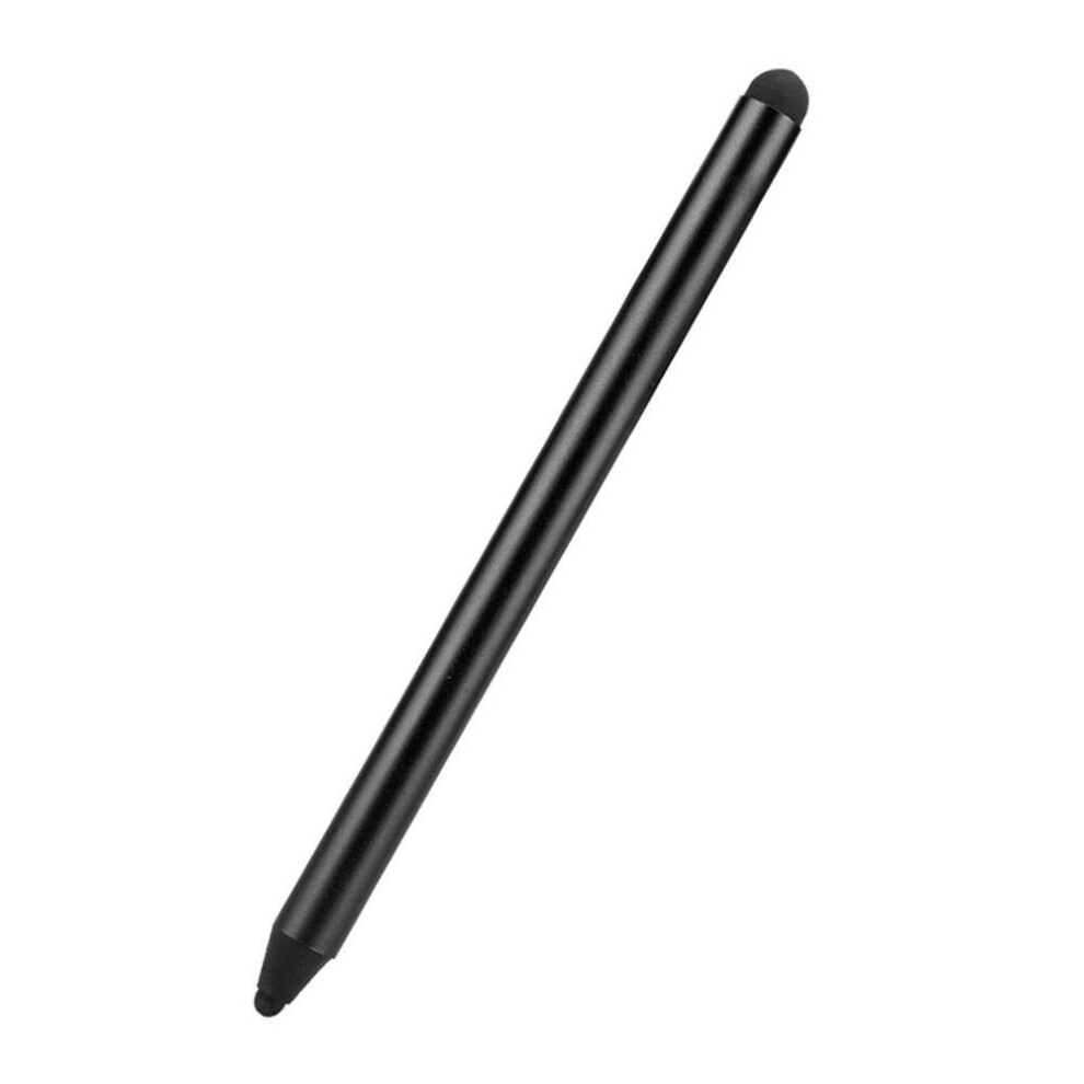 (black) Anti-fingerprint Tips Dual Screen Touch Capacitive Drawing Pen Stylus For Tablet