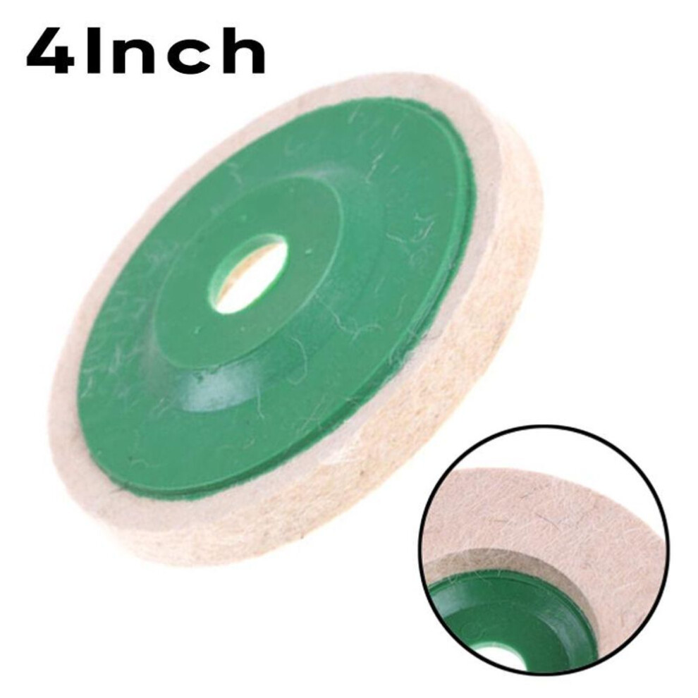 Power Tool-4inch Wool Felt Buffing Polishing Wheel Disc Pad For Angle Grinder Polisher