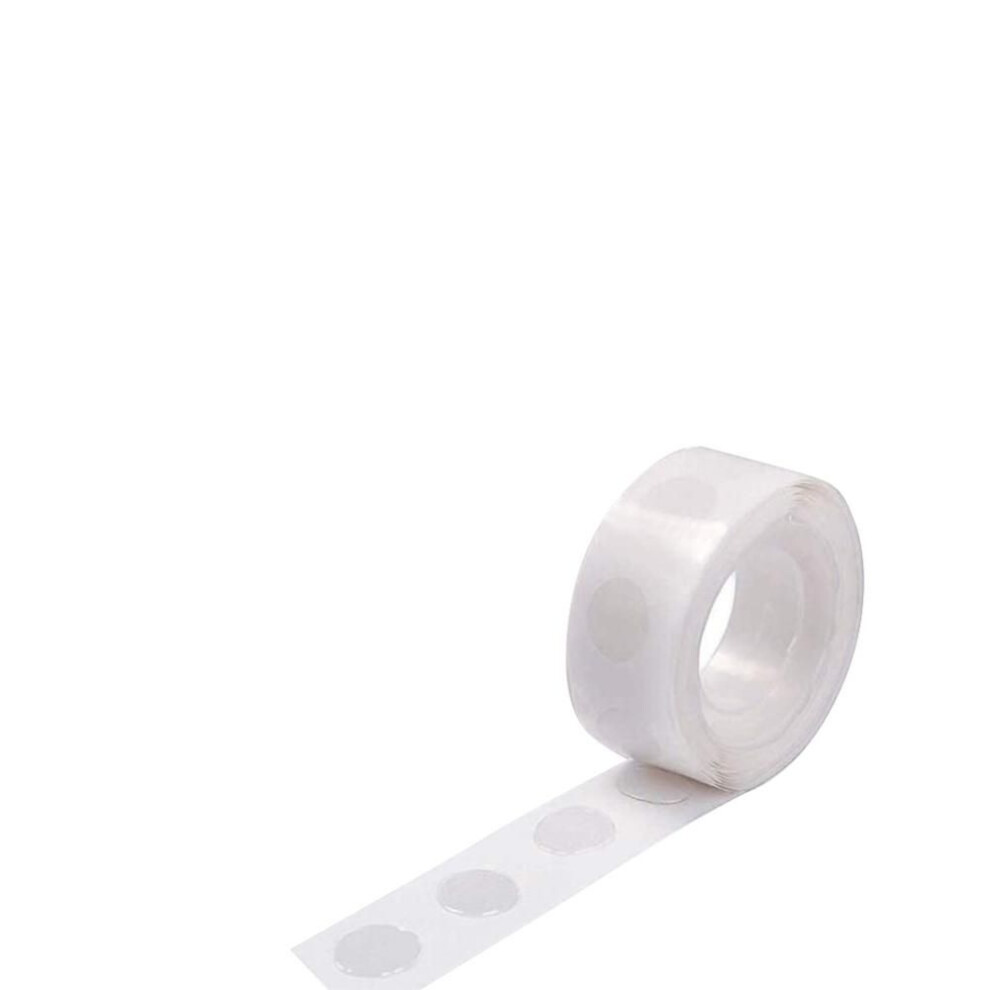 (as the picture, Transparent) 1 Roll 100pcs Double-sided Adhesive Dots Transparent Removable Balloon Adhesive Tape Glue  For Diy Wedding Birthday Party Decor