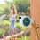 Outsunny Outsunny Retractable Hose Reel Wall Mounted with Lock, Light Grey 1