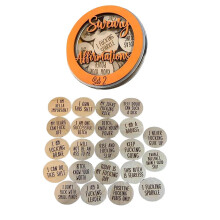 (Orange, One size) New Hot Mini Sweary Affirmation Discs, Mini Swearing Affirmations, Motivational Statement, Mini Sweet Affirmation Cd Unique Funny Gifts