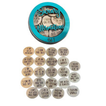 (Blue, One size) New Hot Mini Sweary Affirmation Discs, Mini Swearing Affirmations, Motivational Statement, Mini Sweet Affirmation Cd Unique Funny Gifts