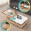 AINPECCA Rotating Coffee Table Sofa Side Tables LED Lights 5
