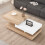 AINPECCA Rotating Coffee Table Sofa Side Tables LED Lights 9
