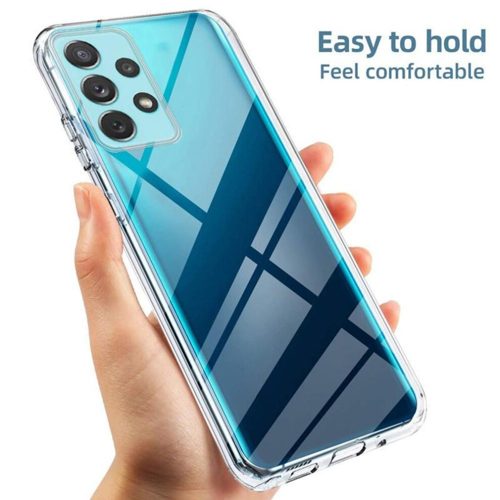 (transparent, Redmi Note 13 4G) For Samsung A55 A16 S24 FE S23 S22 A33 A54 /iPhone 16 15 14 13 Pro Max/Xiaomi 13T Redmi Note 13 4G 360 Double Side Full Protection Case TPU+PC Cover