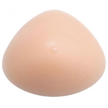 (As show, One size) 2 Pack Silicone Breast Form Triangle Mastectomy Prosthesis Bra Pad Enhancer 100g JRV