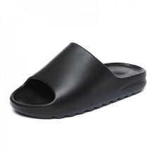 (44-45(EU 42-43), Black) Summer Women Men Slippers EVA Slides Original Fashion Beach Sandals Women Casual Shoes Man Flip-flops Men s Sandal 2023 MQY
