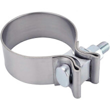 (As show, One size) Stainless Steel Hose Clamp,Watering Hose Clamp Repair Accessories Hose Clamp Stainless Steel Exhaust Pipe Connection Clamp,5 [CD