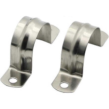 (As show, One size) 32MM304 Hose Clamp Stainless Steel Clamp Clamp Clip Card Holder Hose Pipe Buckle Collar U-type Card Clamp Ohm Card Saddle Card 16 KSZ