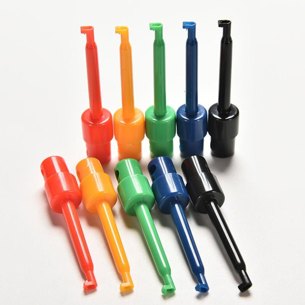 10pcs Lead Wire Kit Test Hook Clip Grabbers Test Probe Smt/smd For Multimeter Honesty