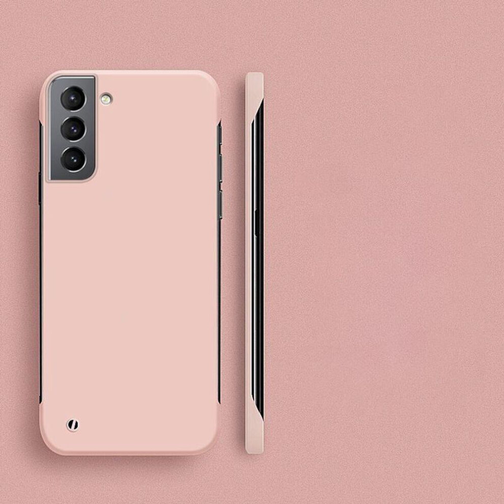 (pink, Samsung S20 Ultra) Ultra-thin Frameless Hard Case For Samsung Galaxy S24 S23 Fe S22 Ultra S21 Plus S20 Fe Pc Colorful Cover