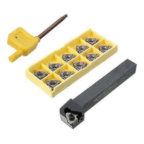(As show, One size) Lathe Threading Boring Bar With 10pcs Internal Thread DCF