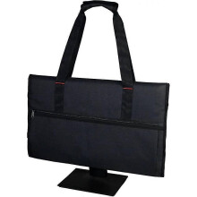 (black, One size) Desktop Computer Monitor Portable Carrying Case Padded Travel Bag For Universal 24" Monitors Lcd Screens/TVS RGS