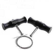 (As show, One size) Car Windshield Removal Tool Windscreen Window Glass Cutting Wire + Handles Kit MGZ