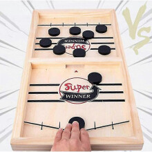 (As show, One size) Fast Sling Game Table Desktop Battle Ice Hockey Game Winner Board Games FBI